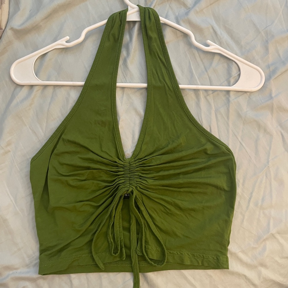 Green Halter Tank